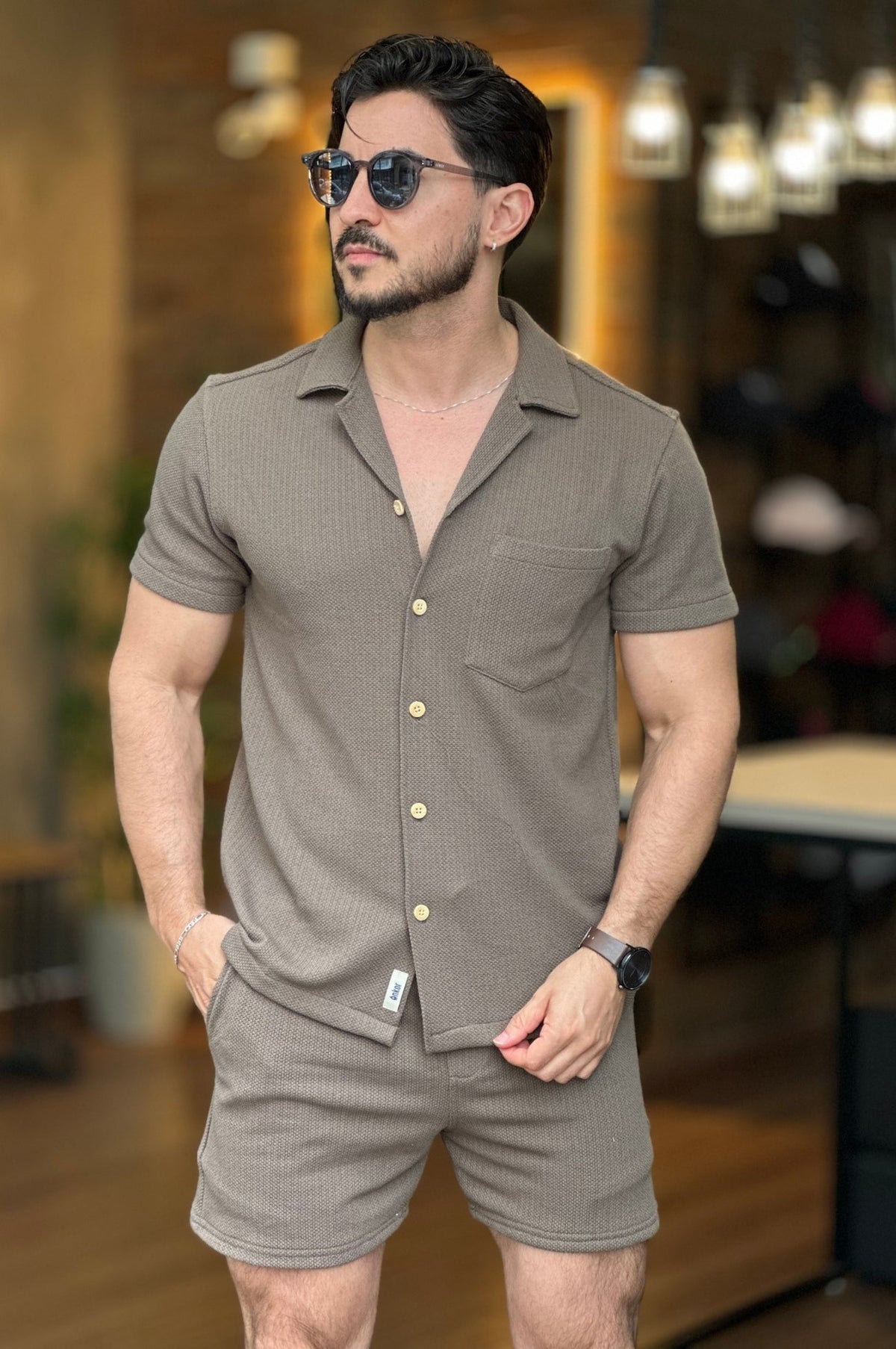 Conjunto Texturizado Verde Ankor