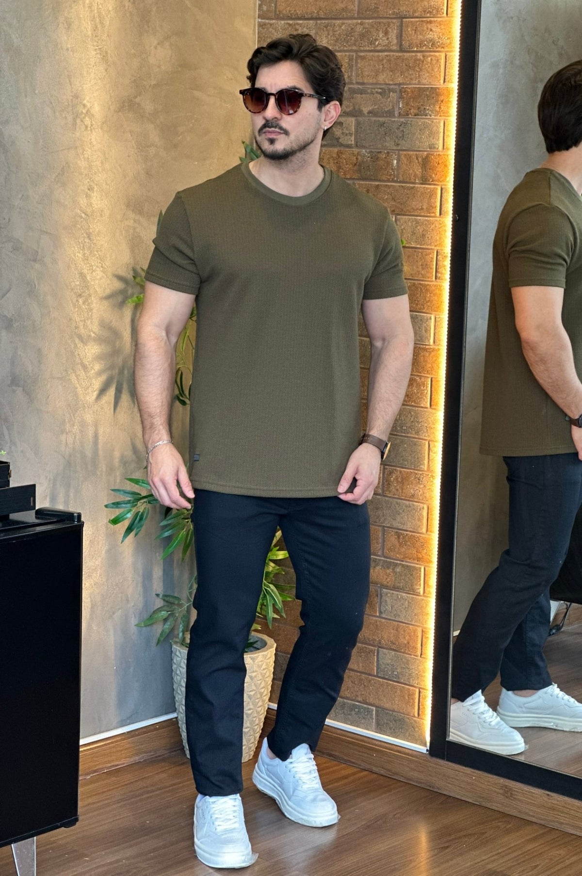 Camiseta Tricot Verde King&Joe