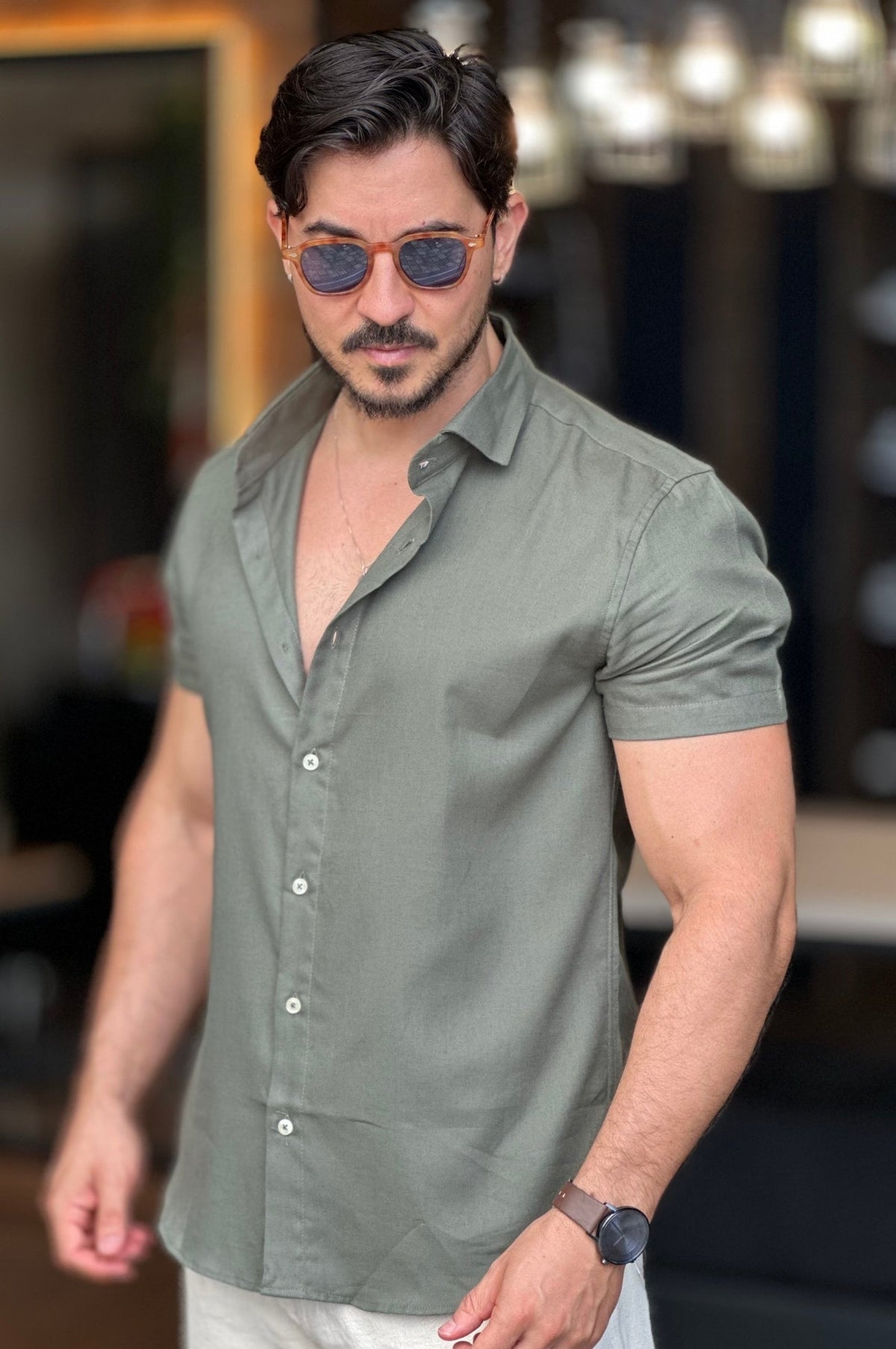 Camisa Flamê Verde Oxing