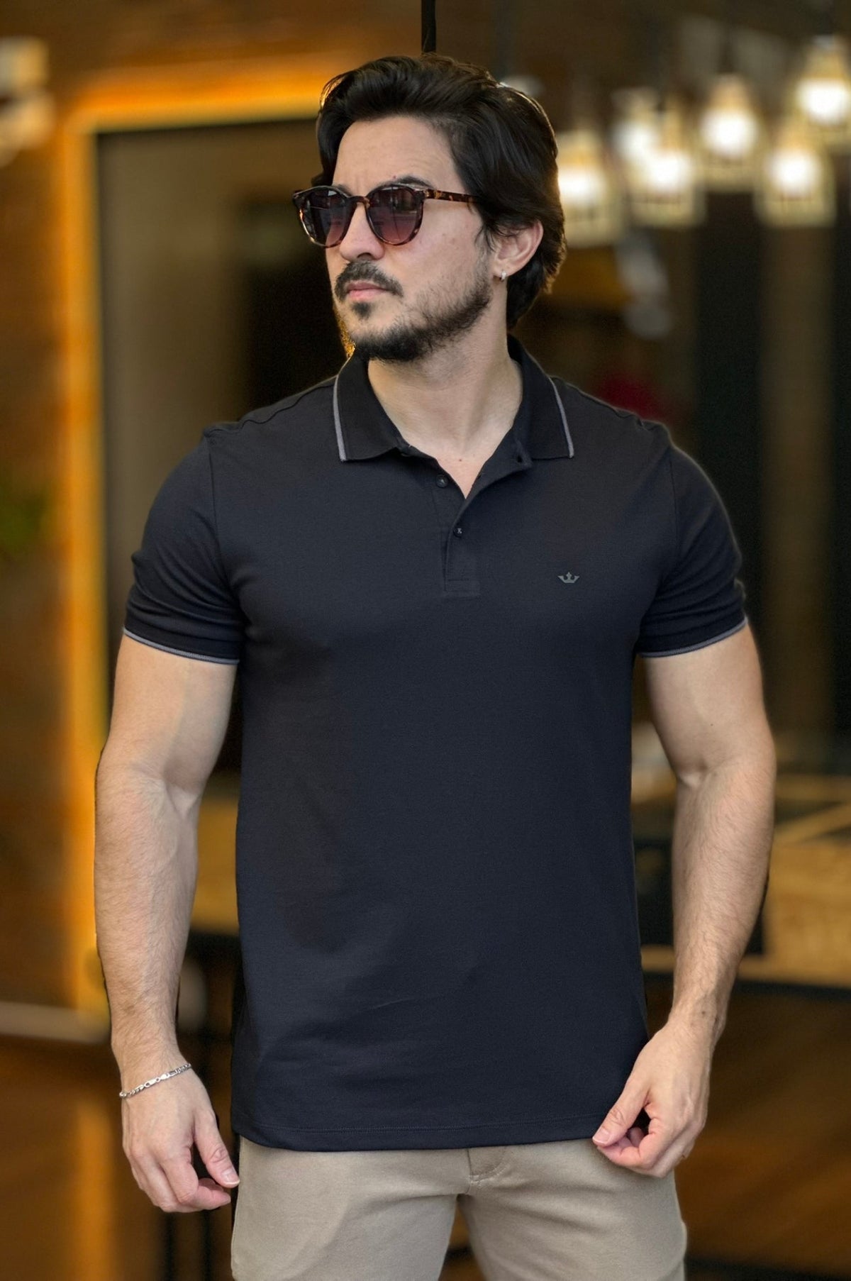 Polo com Elastano Docthos