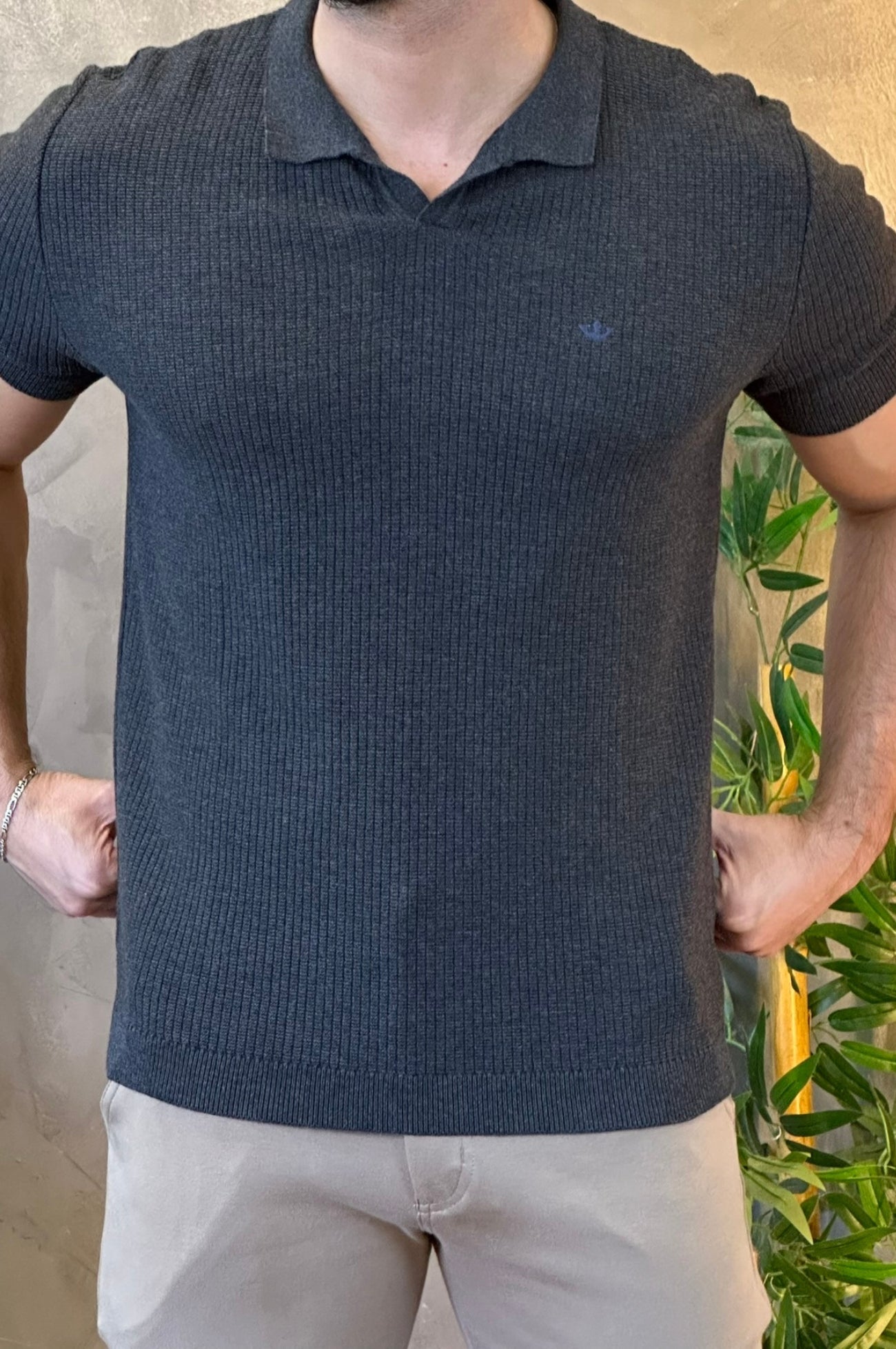 Polo Tricot Chumbo Docthos