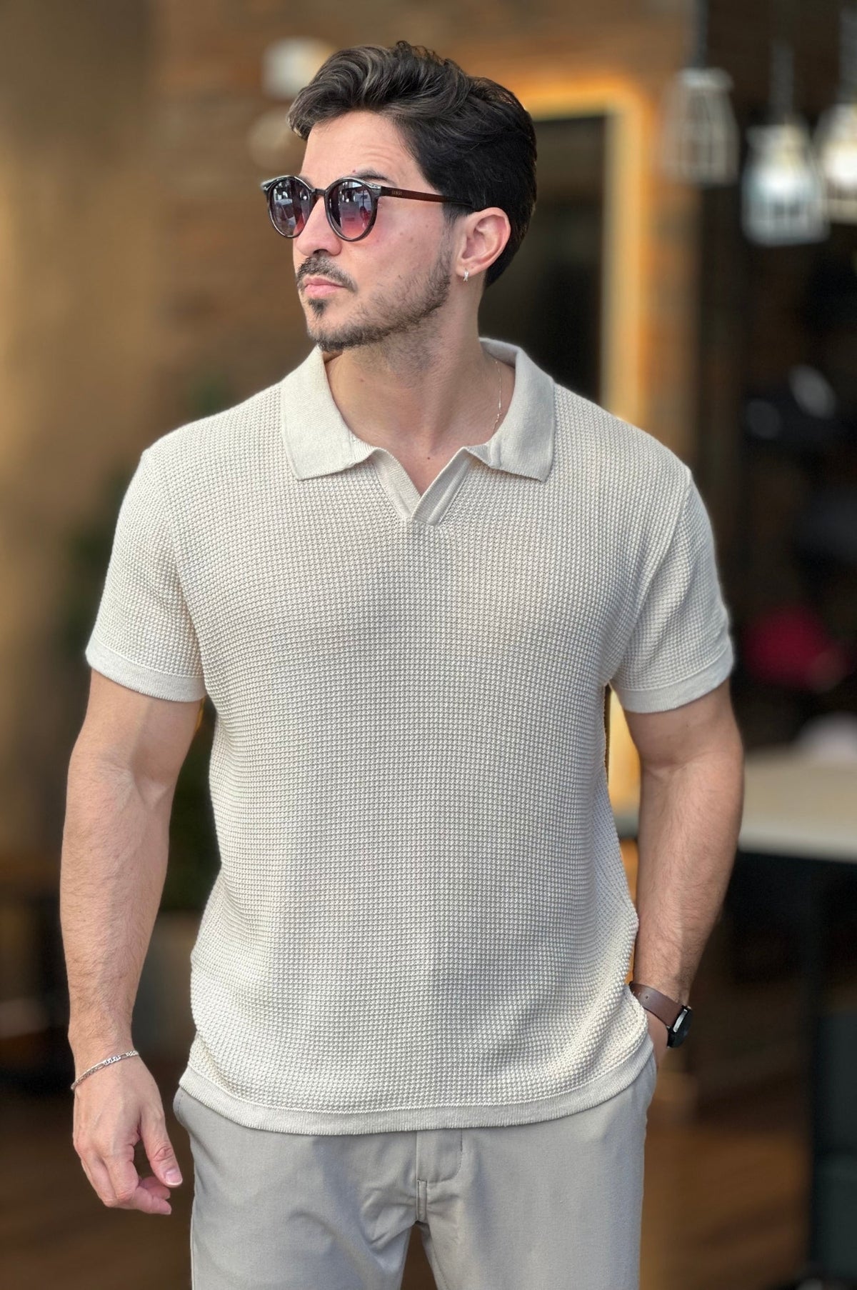 Polo Tricot Texturizada Ankor