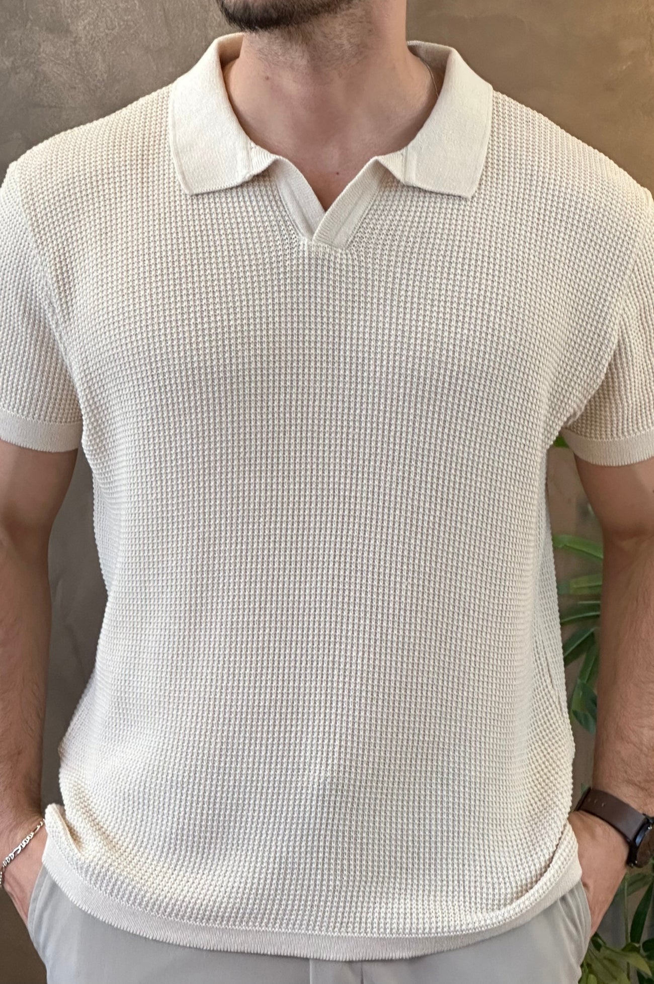 Polo Tricot Texturizada Ankor