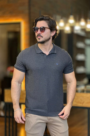 Polo Tricot Chumbo Docthos