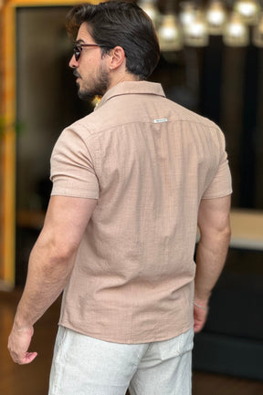 Camisa Flame Marrom Claro King&Joe