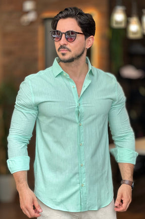 Camisa Flamê Verde Água Oxing