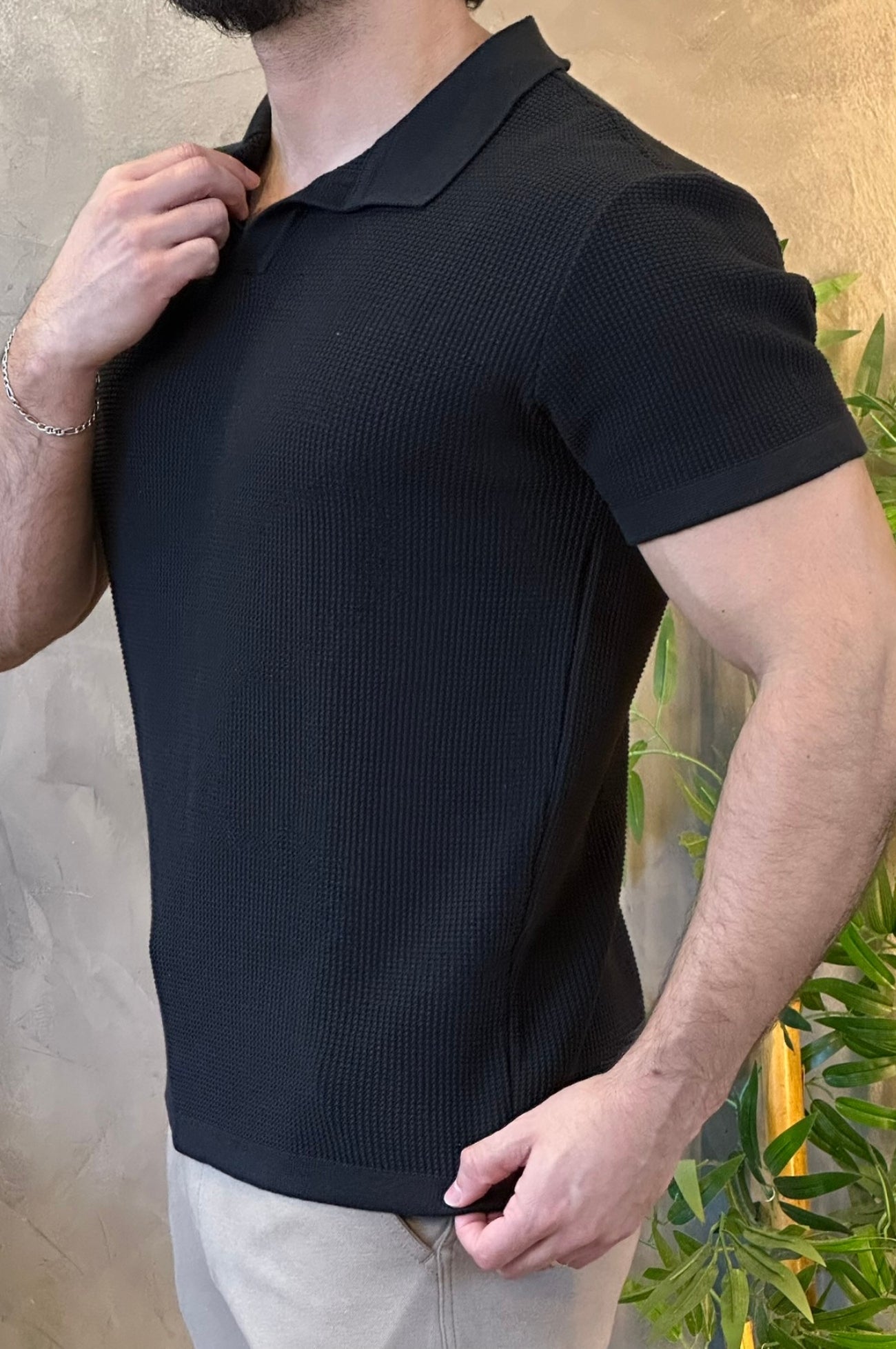 Polo Tricot Texturizada Ankor