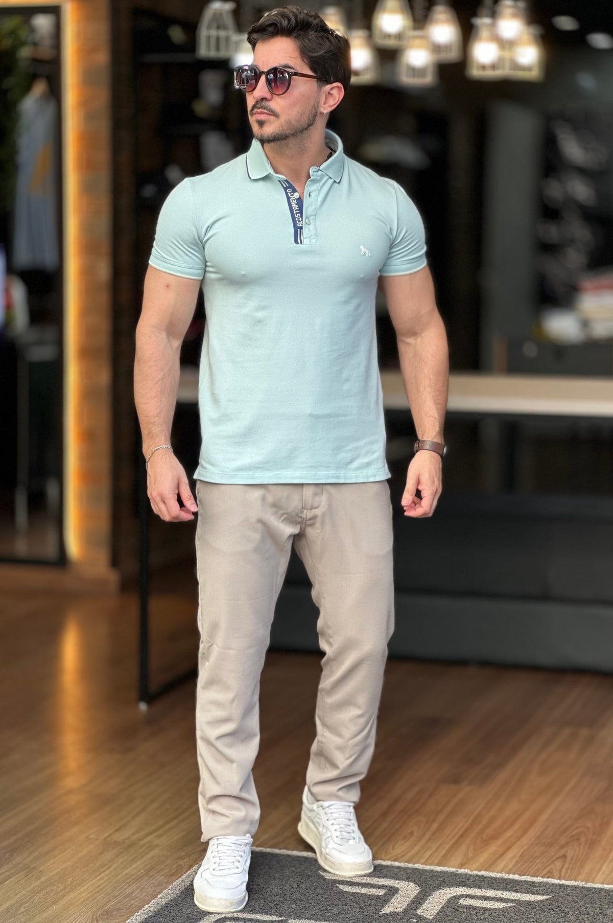 Polo Verde Detalhe Acostamento