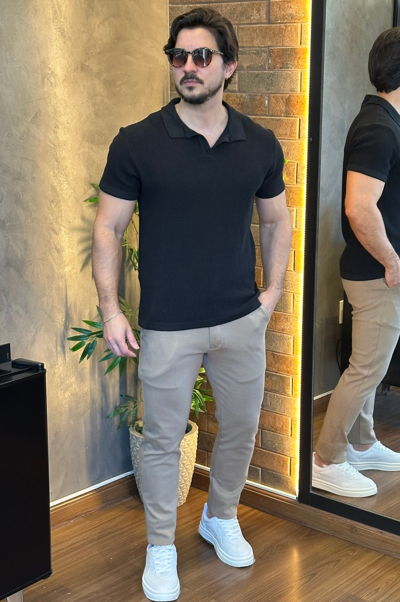 Polo Tricot Texturizada Ankor