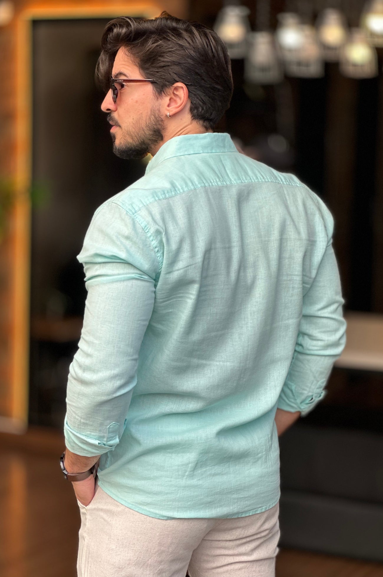 Camisa Linho Verde King&Joe