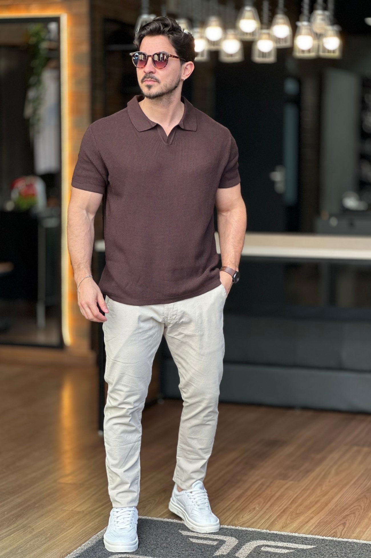 Polo Tricot Texturizada Ankor