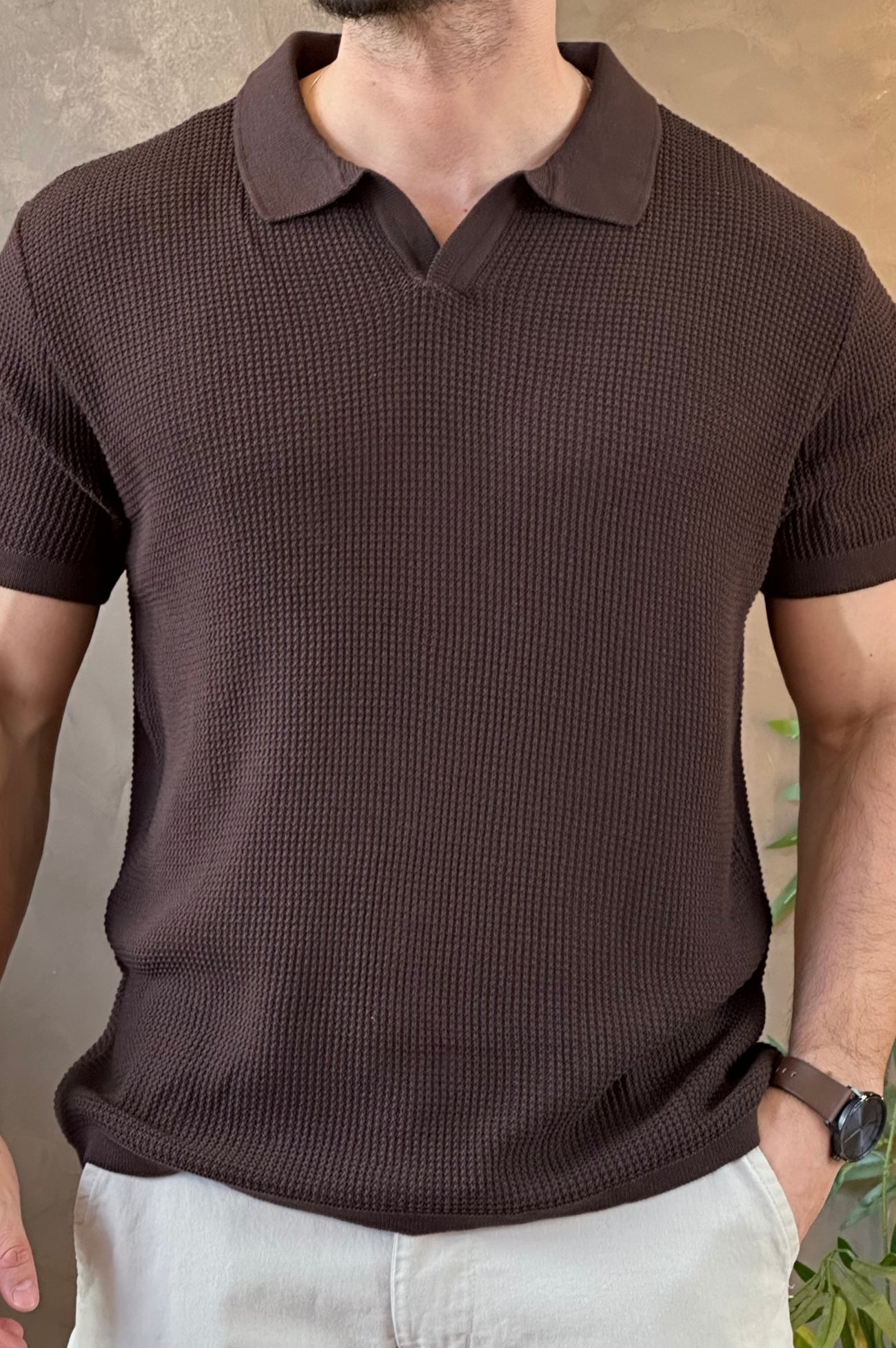 Polo Tricot Texturizada Ankor