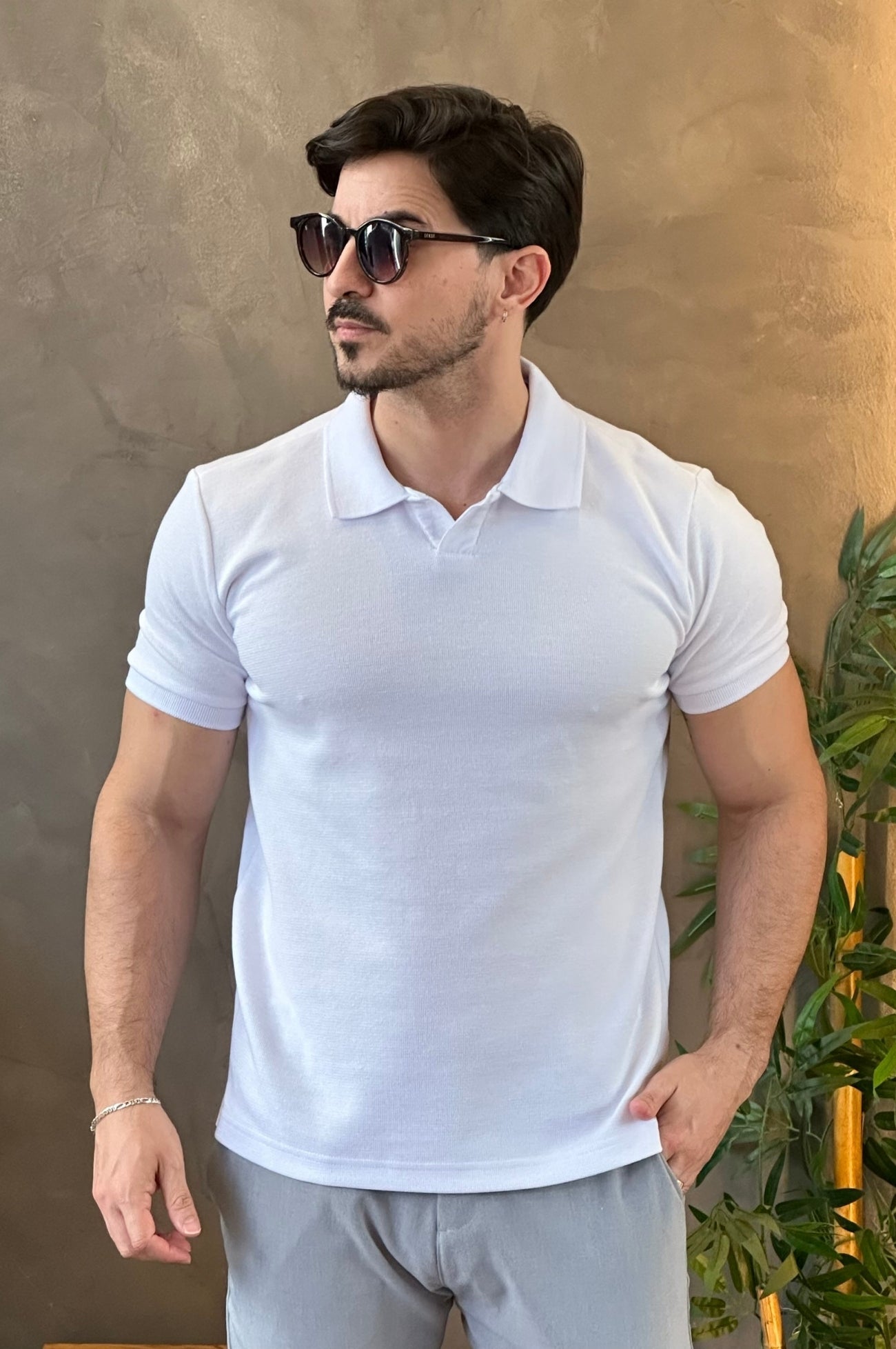 Polo Branca King&Joe