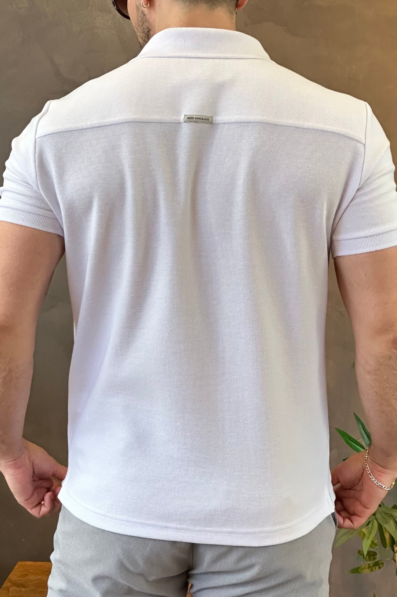 Polo Branca King&Joe