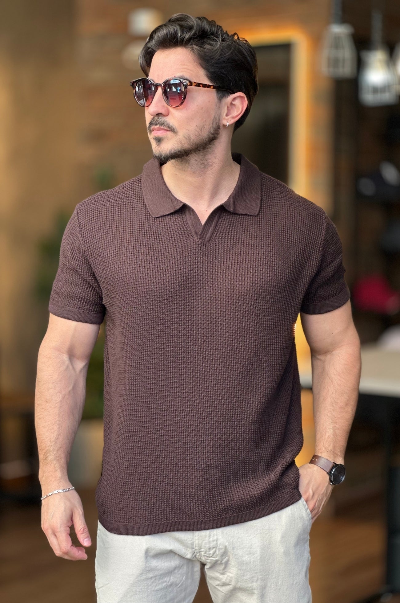 Polo Tricot Texturizada Ankor