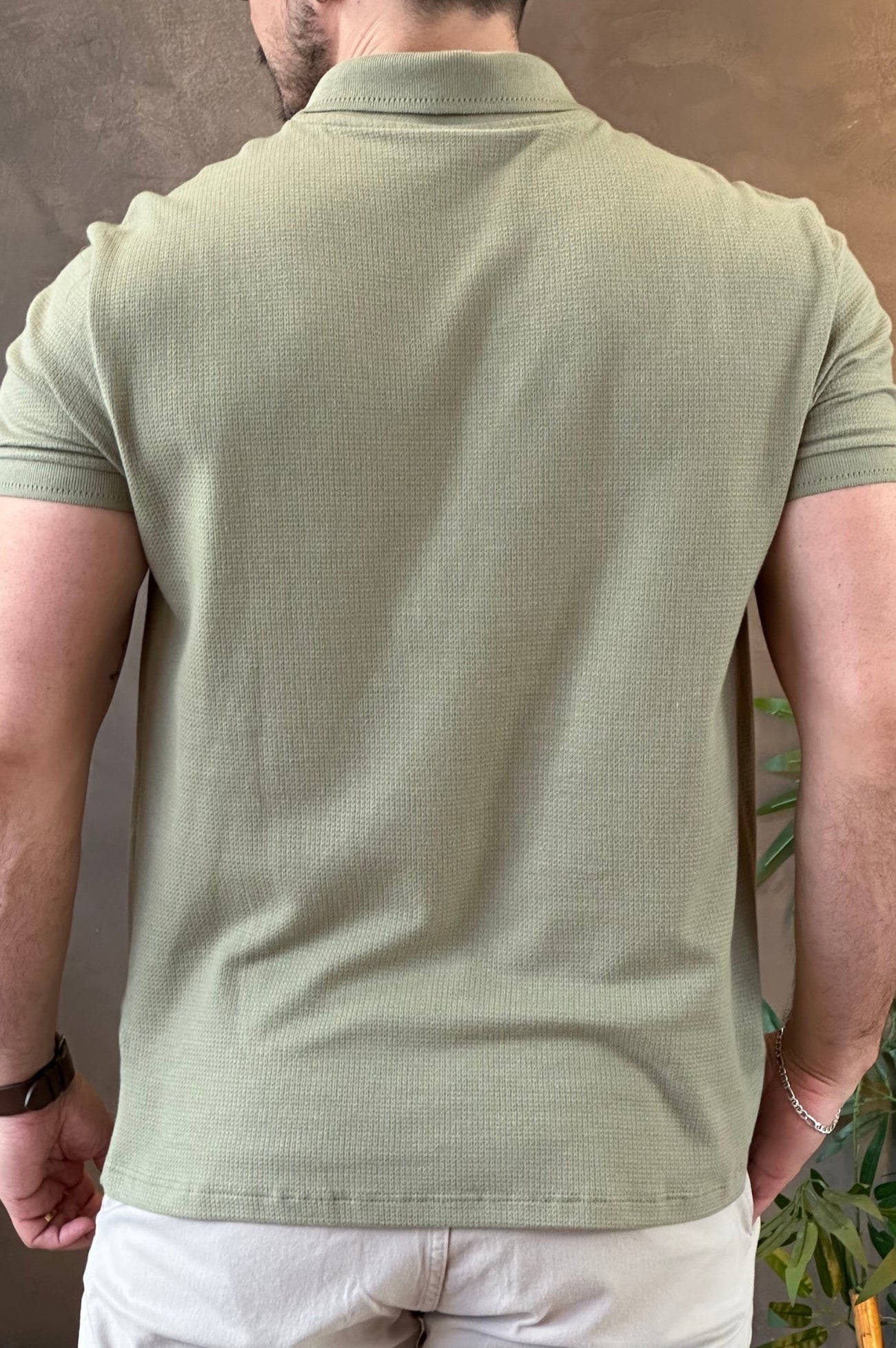 Polo Slim Textura Docthos