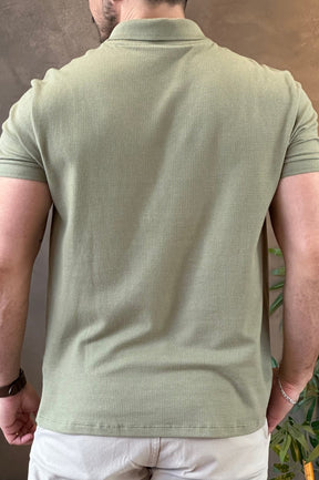 Polo Slim Textura Docthos