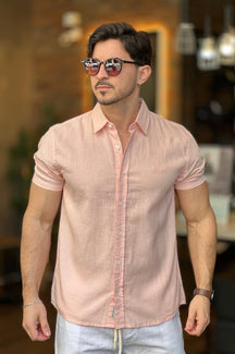 Camisa Flame Manga Curta King&Joe