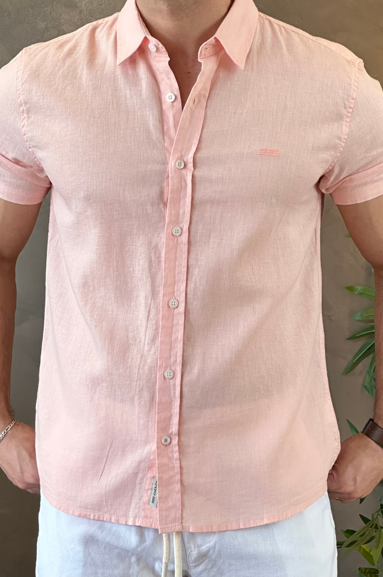 Camisa Flame Manga Curta King&Joe