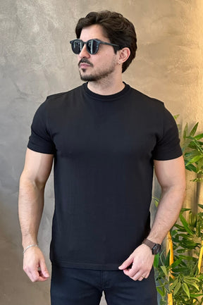 Camiseta Tricot Preta Ankor