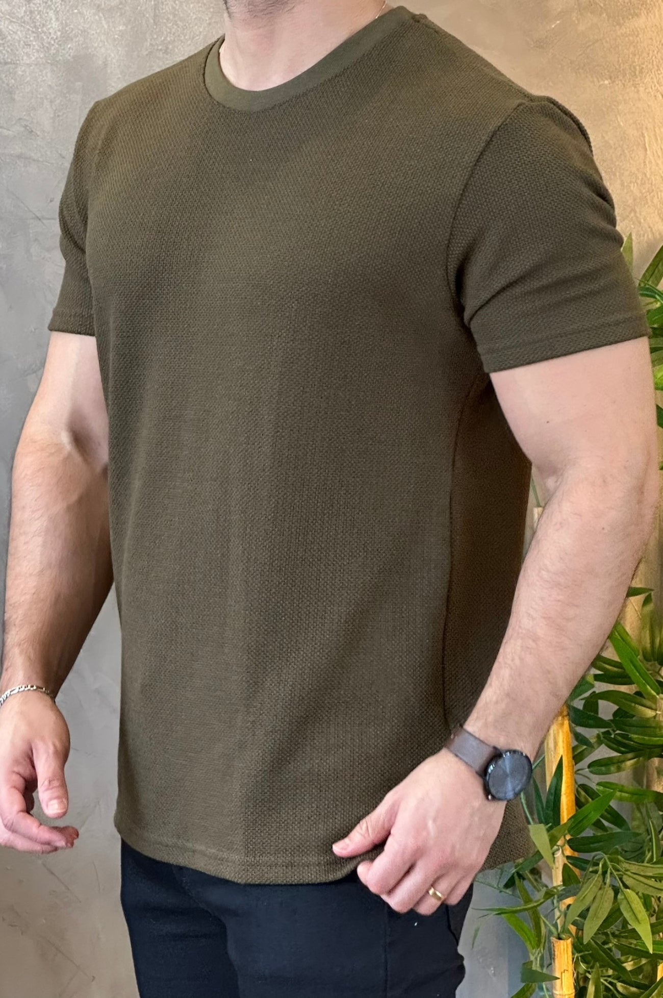 Camiseta Tricot Verde King&Joe