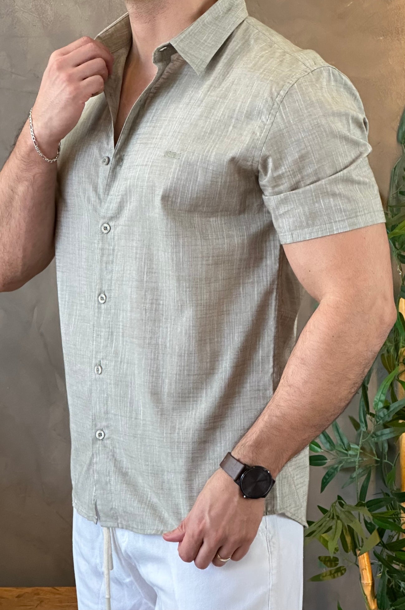 Camisa Flame Manga Curta King&Joe