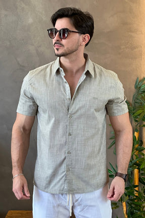 Camisa Flame Manga Curta King&Joe