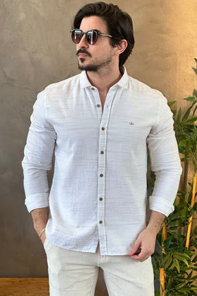 Camisa Linho Natural Docthos