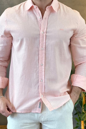 Camisa Linho Rosa King&Joe
