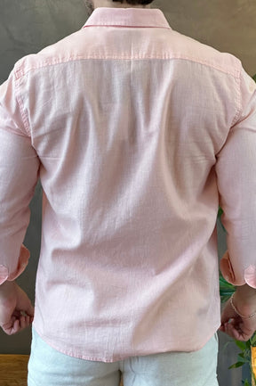 Camisa Linho Rosa King&Joe