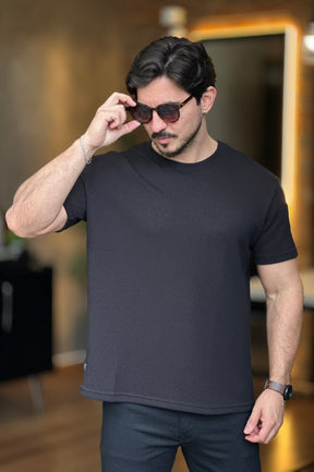 Camiseta Tricot Preta King&Joe