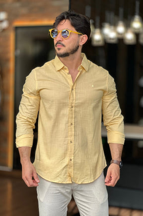 Camisa FlameAmarelo MPollo