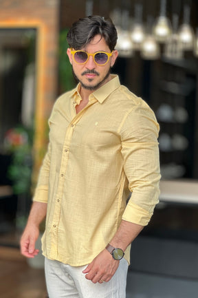 Camisa FlameAmarelo MPollo