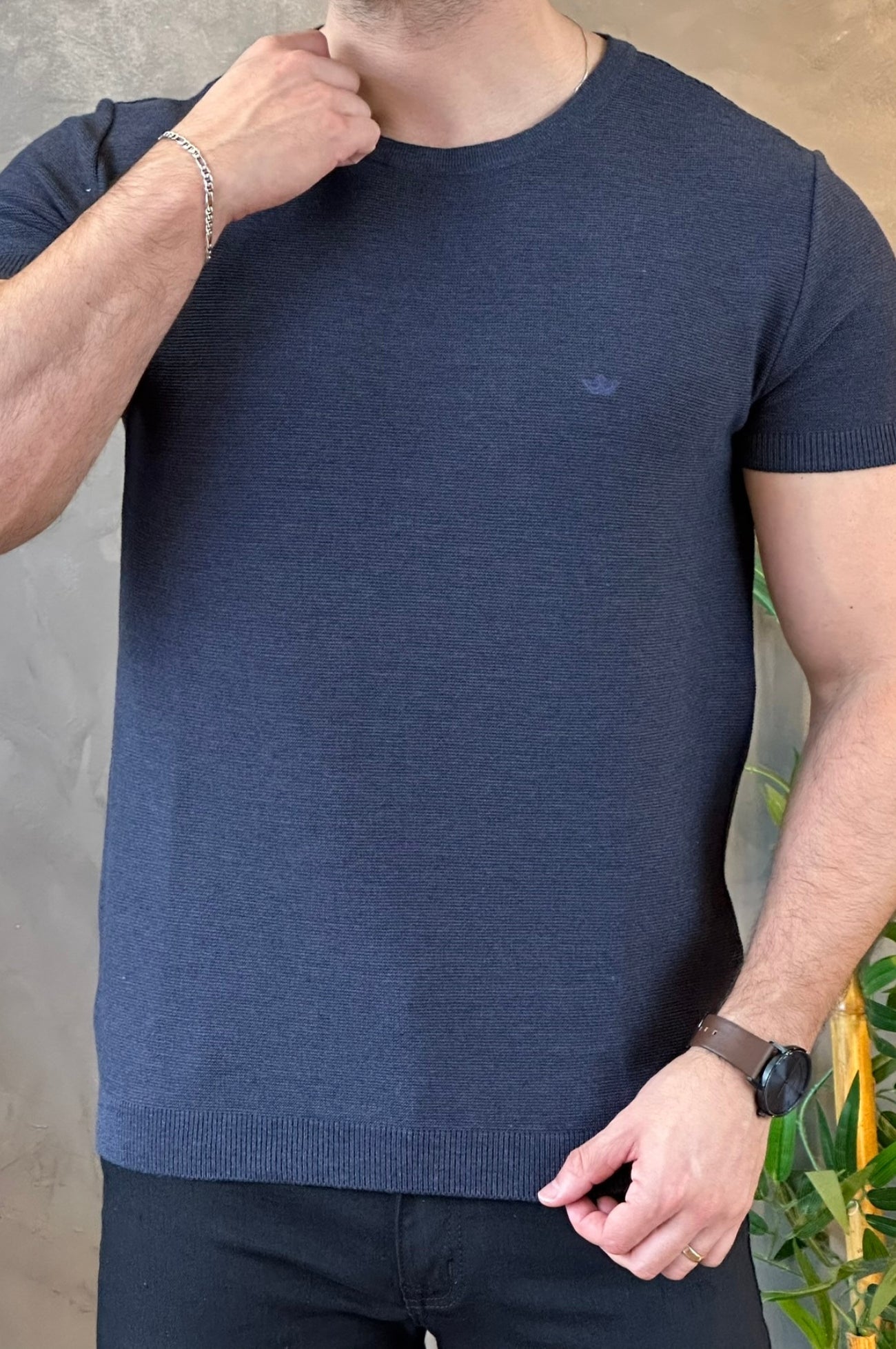 Camiseta Tricot Azul Docthos