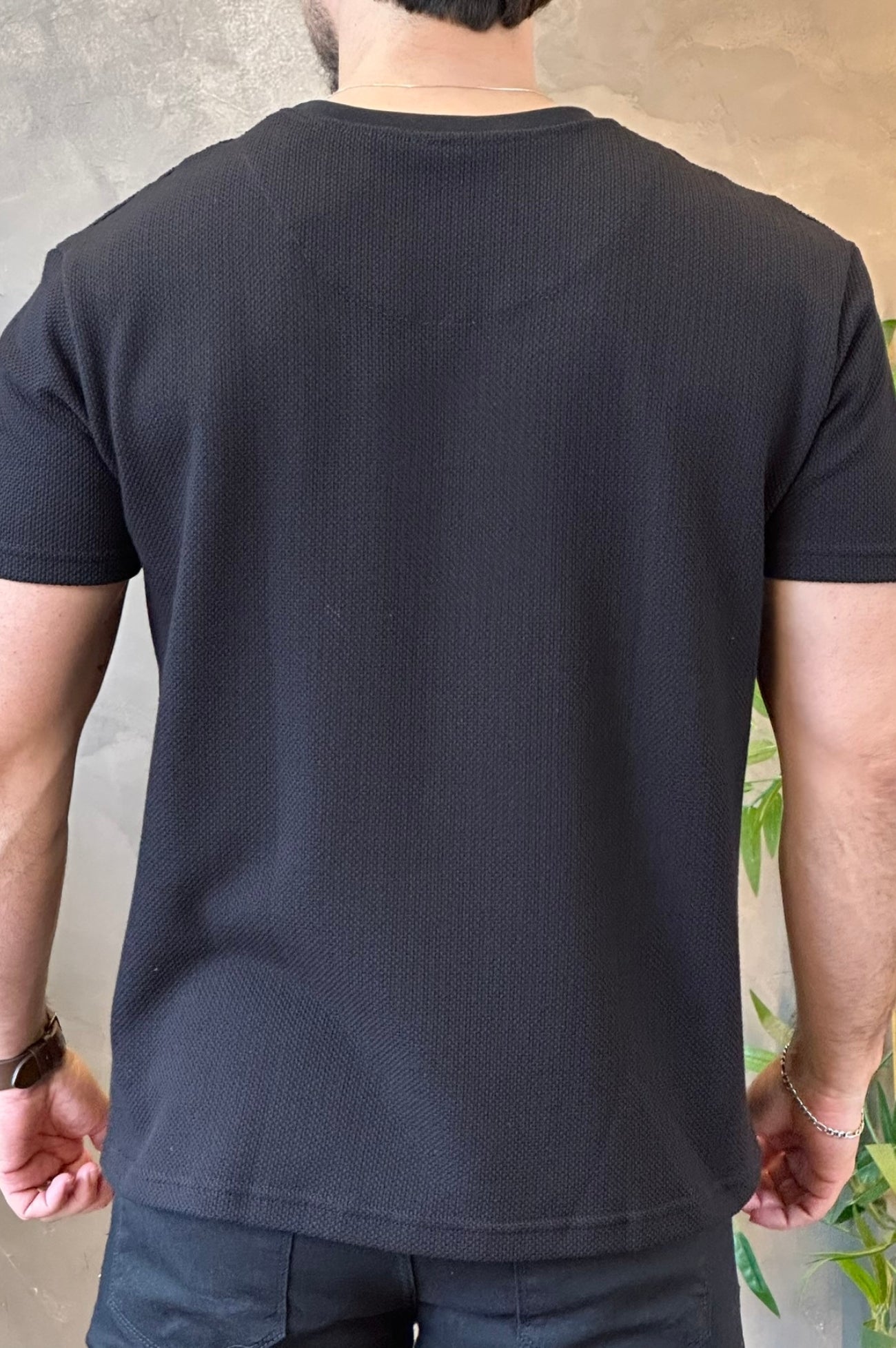 Camiseta Tricot Preta King&Joe