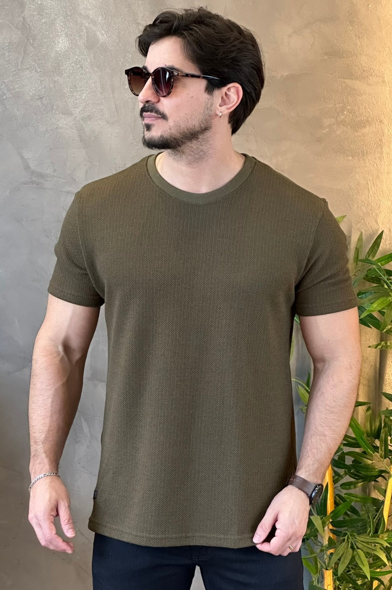 Camiseta Tricot Verde King&Joe