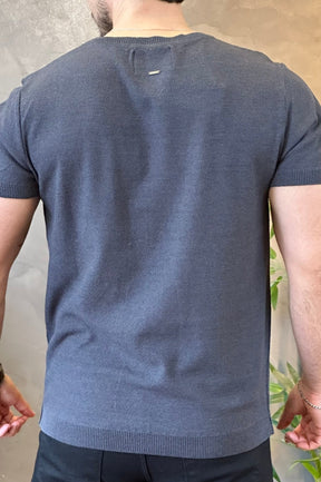 Camiseta Tricot Cinza Docthos