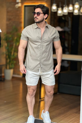 Camisa Manga Curta Flame Verde Acostamento