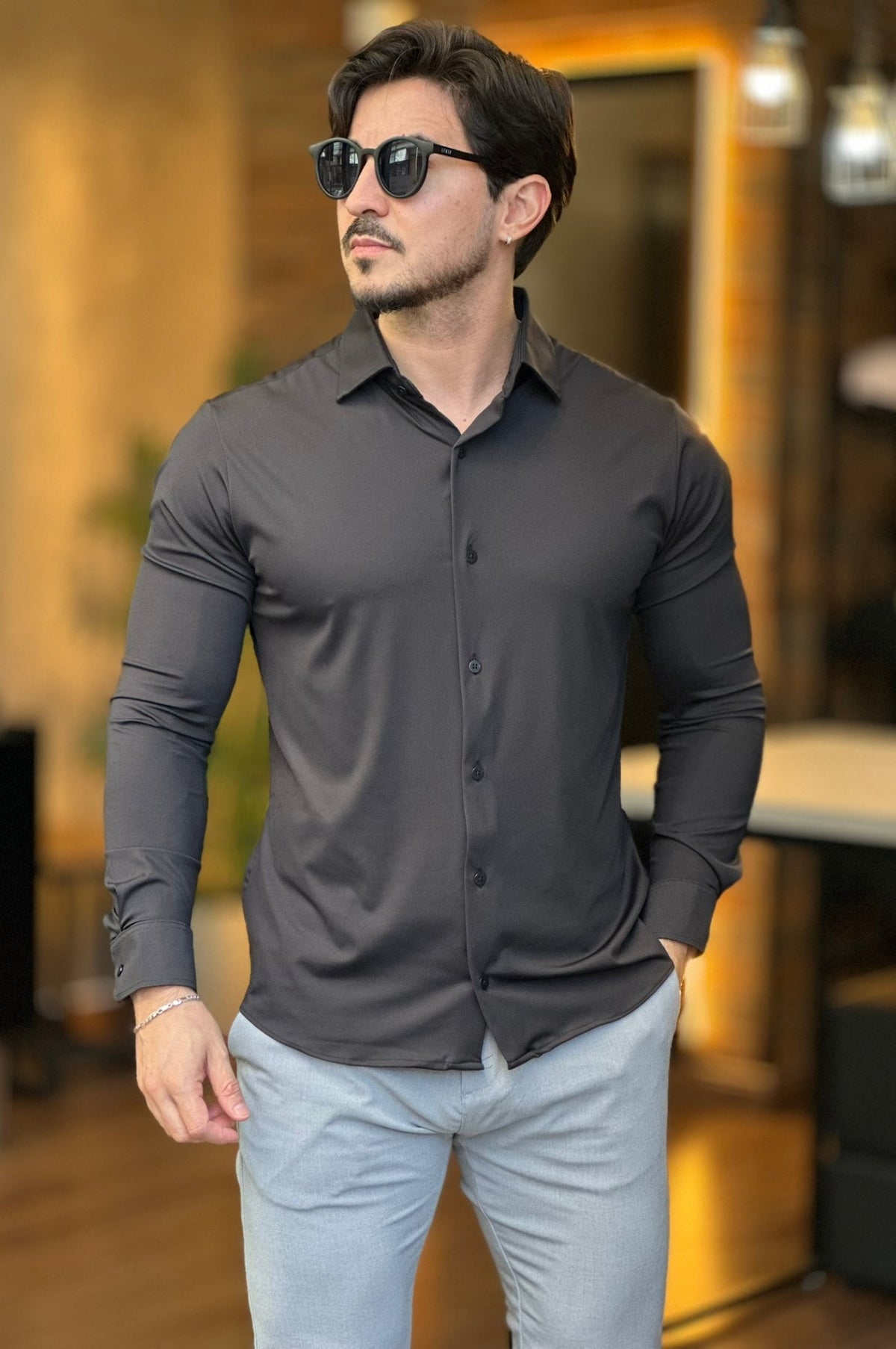 Camisa Social Tecnológica Sibra