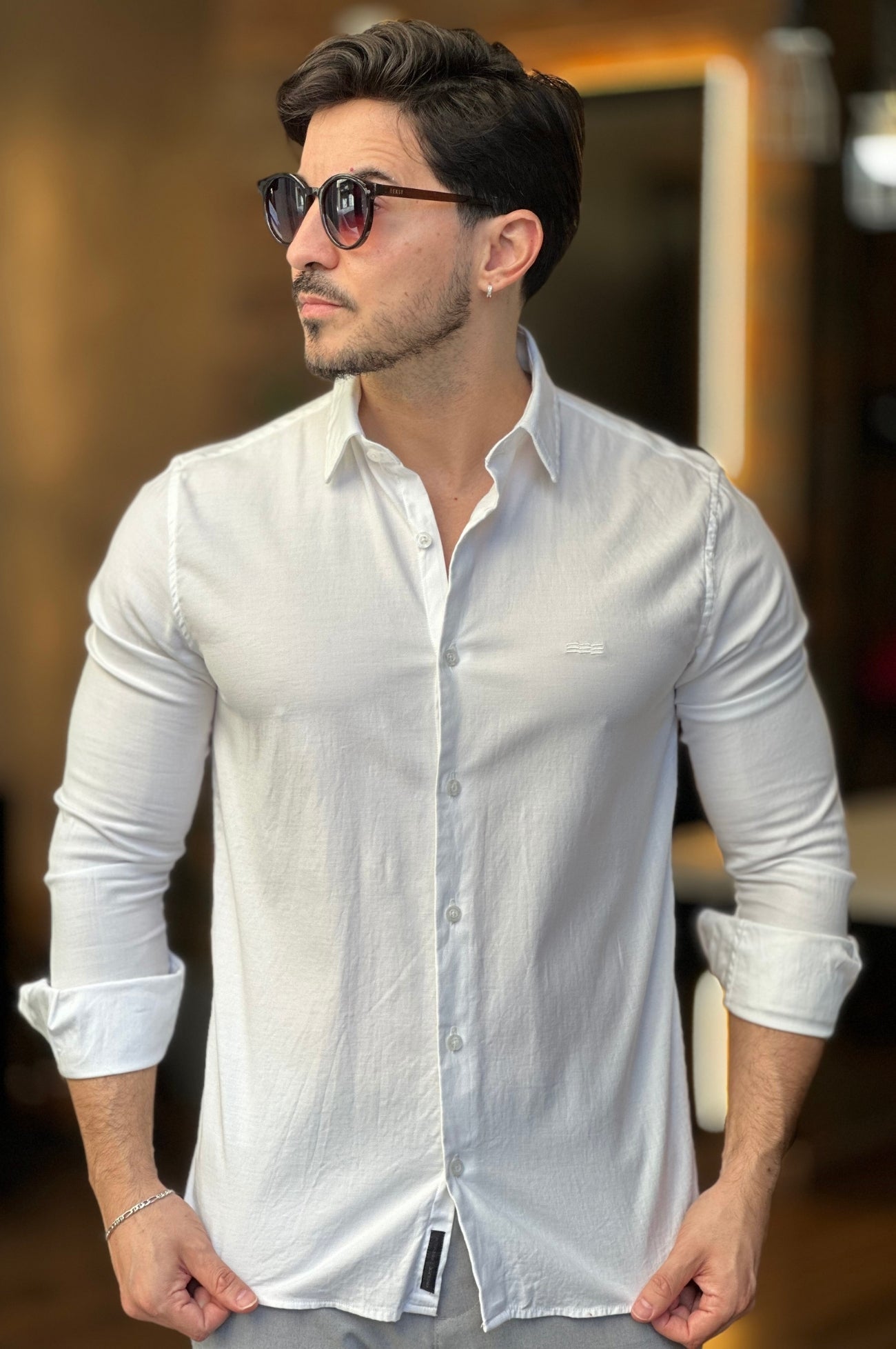 Camisa Branca King&Joe