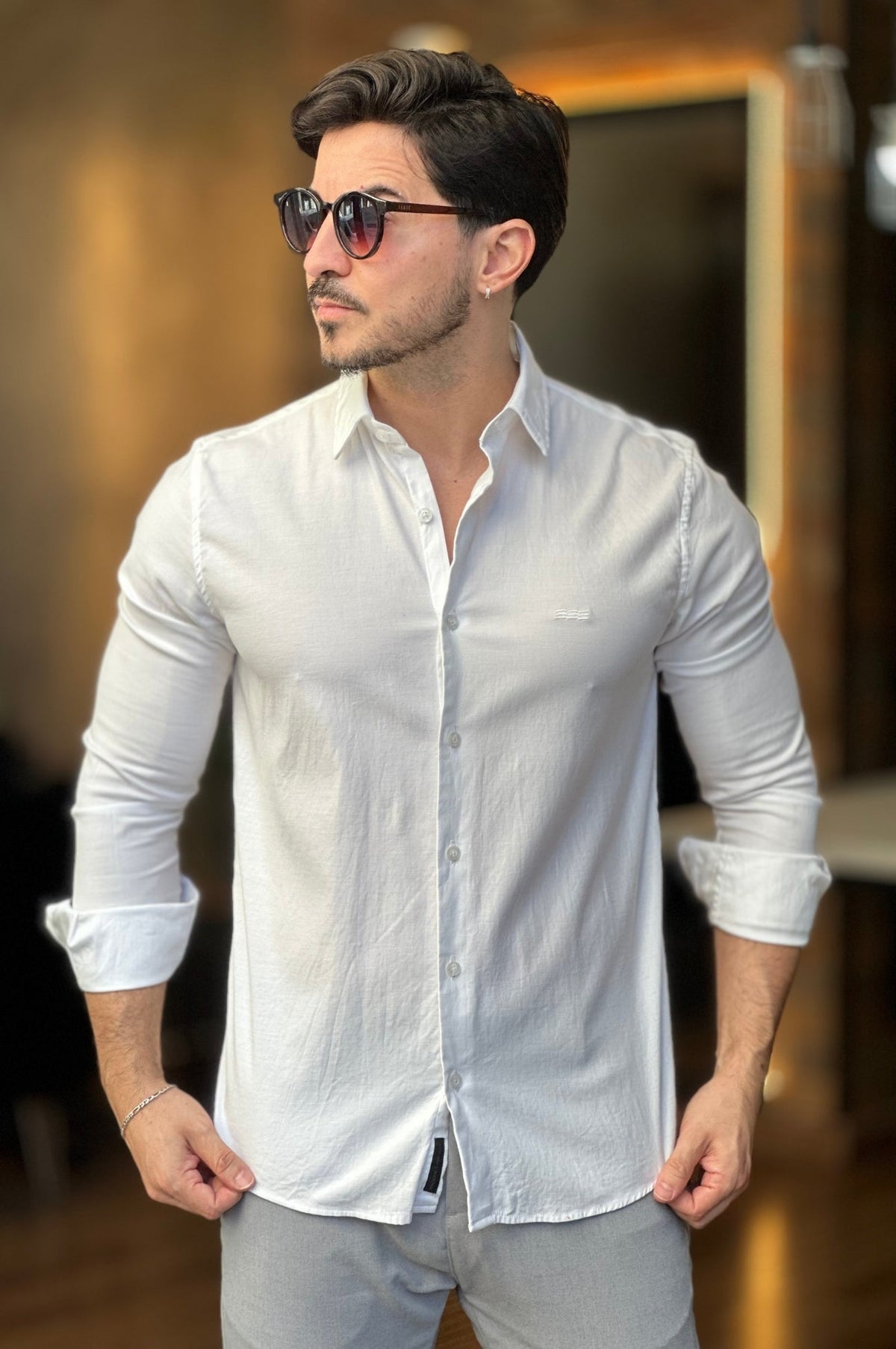 Camisa Branca King&Joe