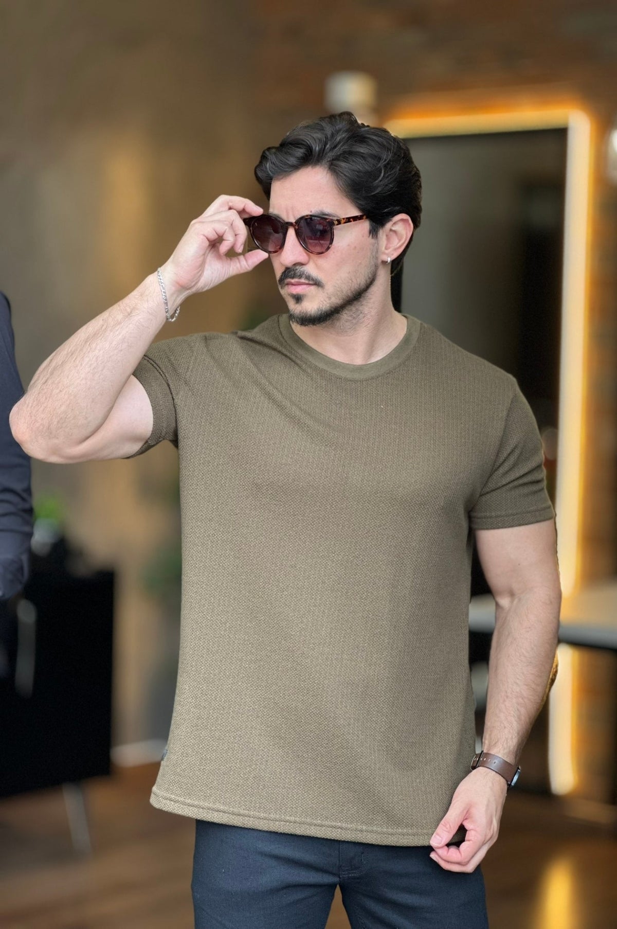 Camiseta Tricot Verde King&Joe