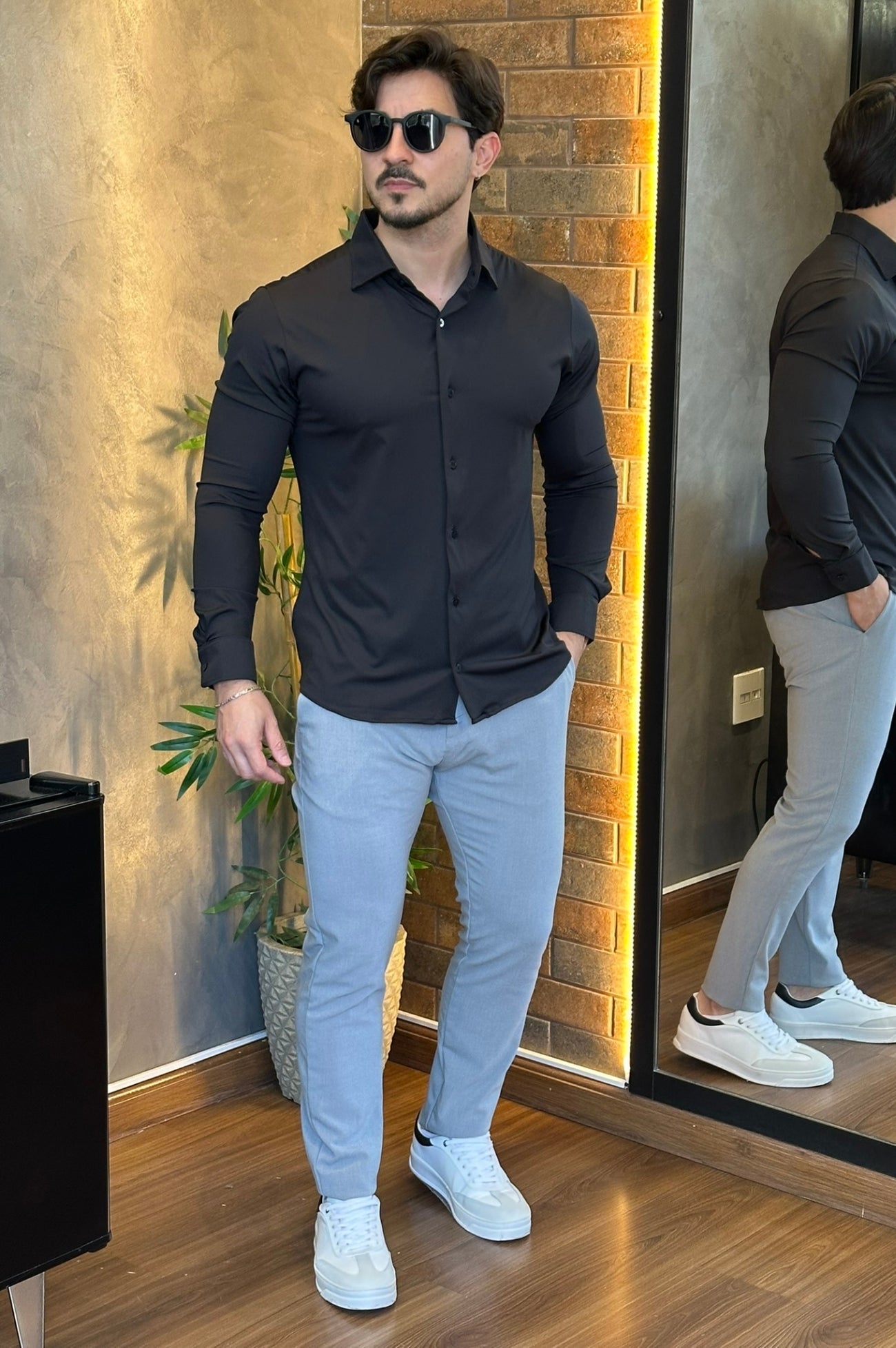 Camisa Social Tecnológica Sibra