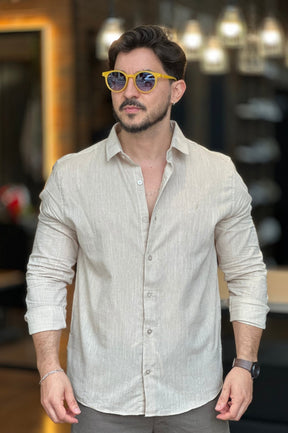 Camisa Off White Sibra