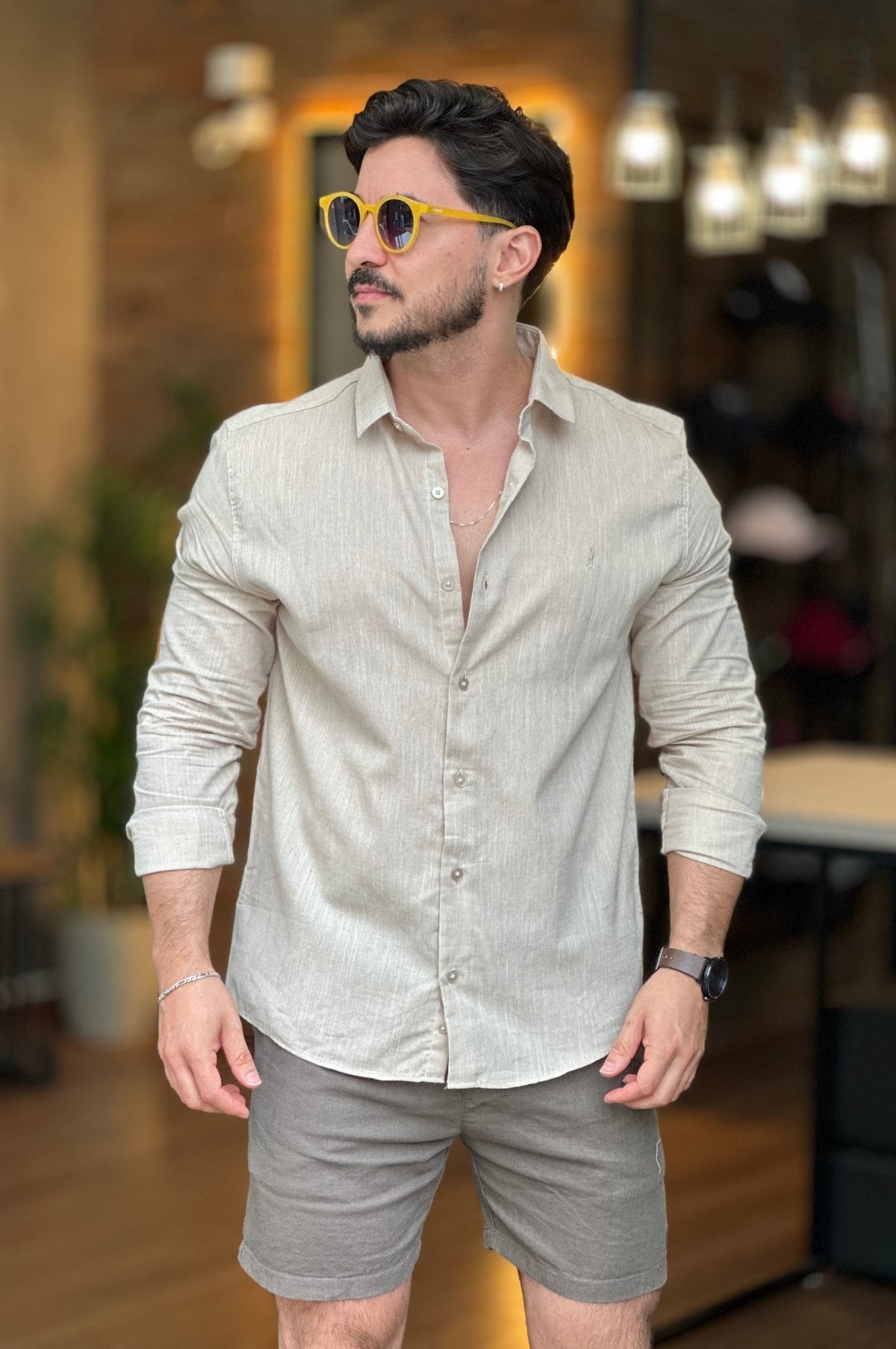 Camisa Off White Sibra