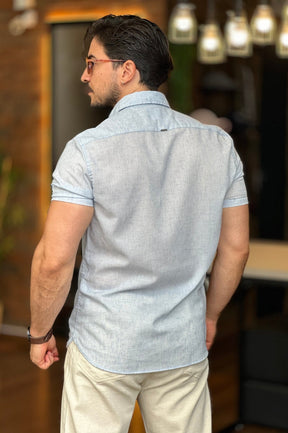 Camisa Azul Claro Docthos