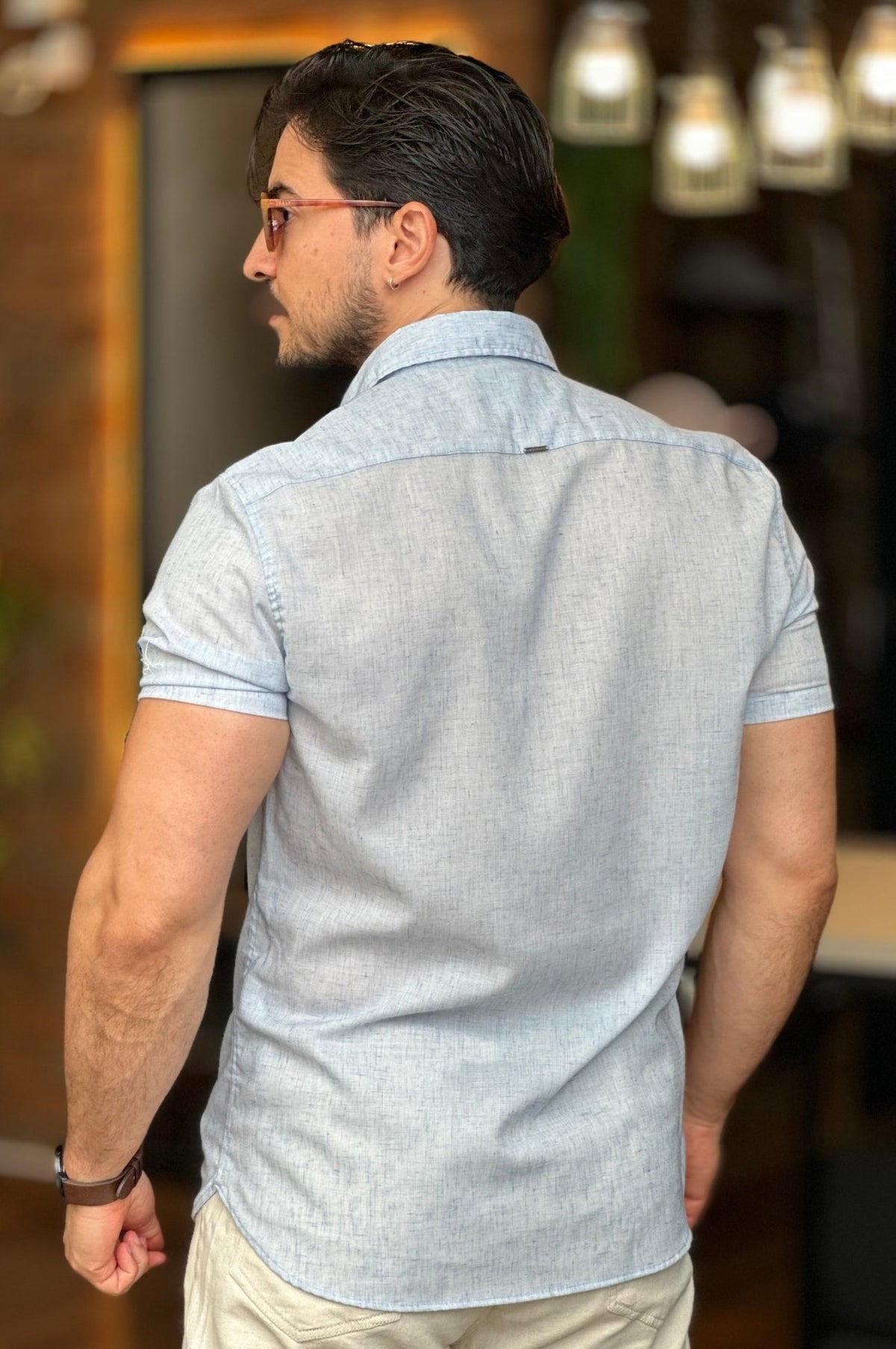 Camisa Azul Claro Docthos