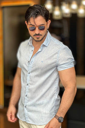 Camisa Azul Claro Docthos