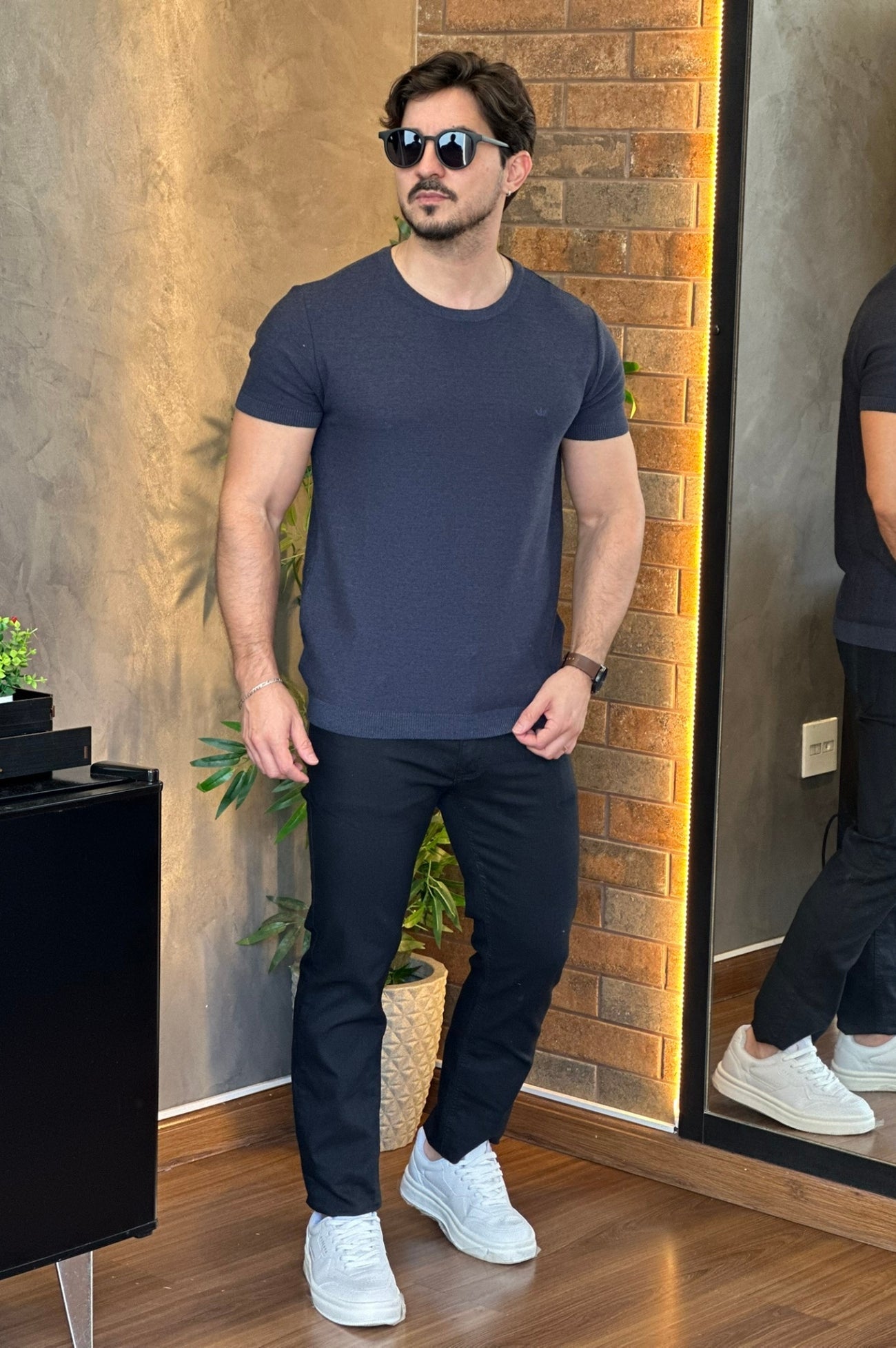 Camiseta Tricot Azul Docthos