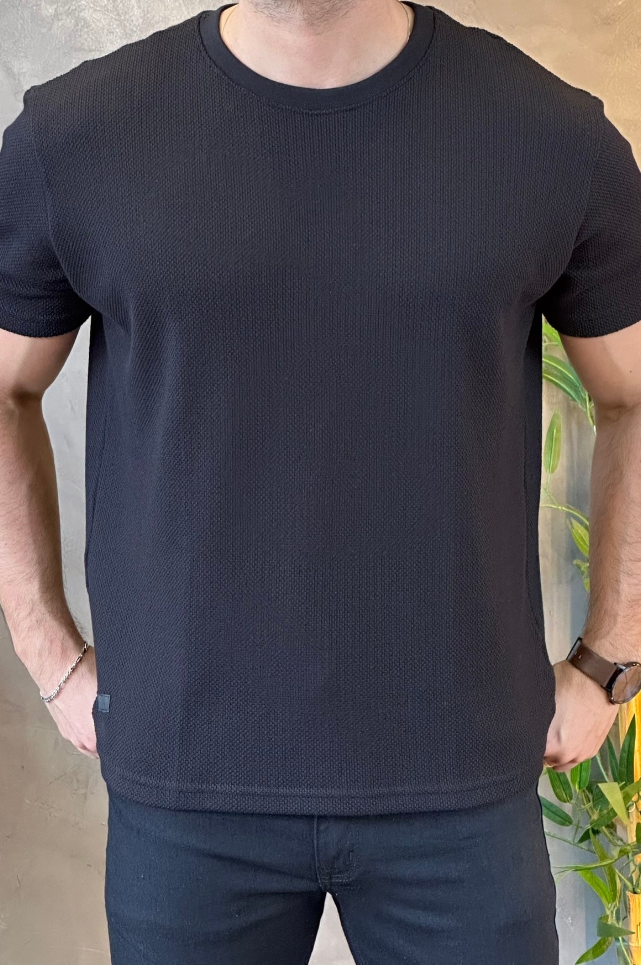 Camiseta Tricot Preta King&Joe